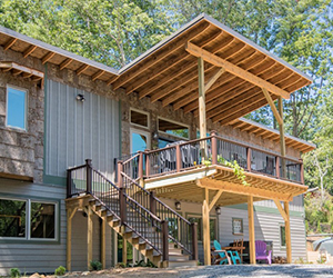 Silver Lining luxury cabin rental in Asheville NC